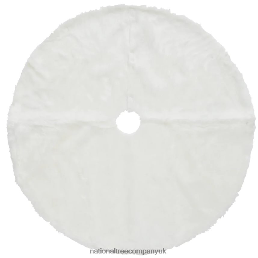 decoration | National Tree Company 48 General Store Collection White Faux Fur Tree Skirt F2L4F563